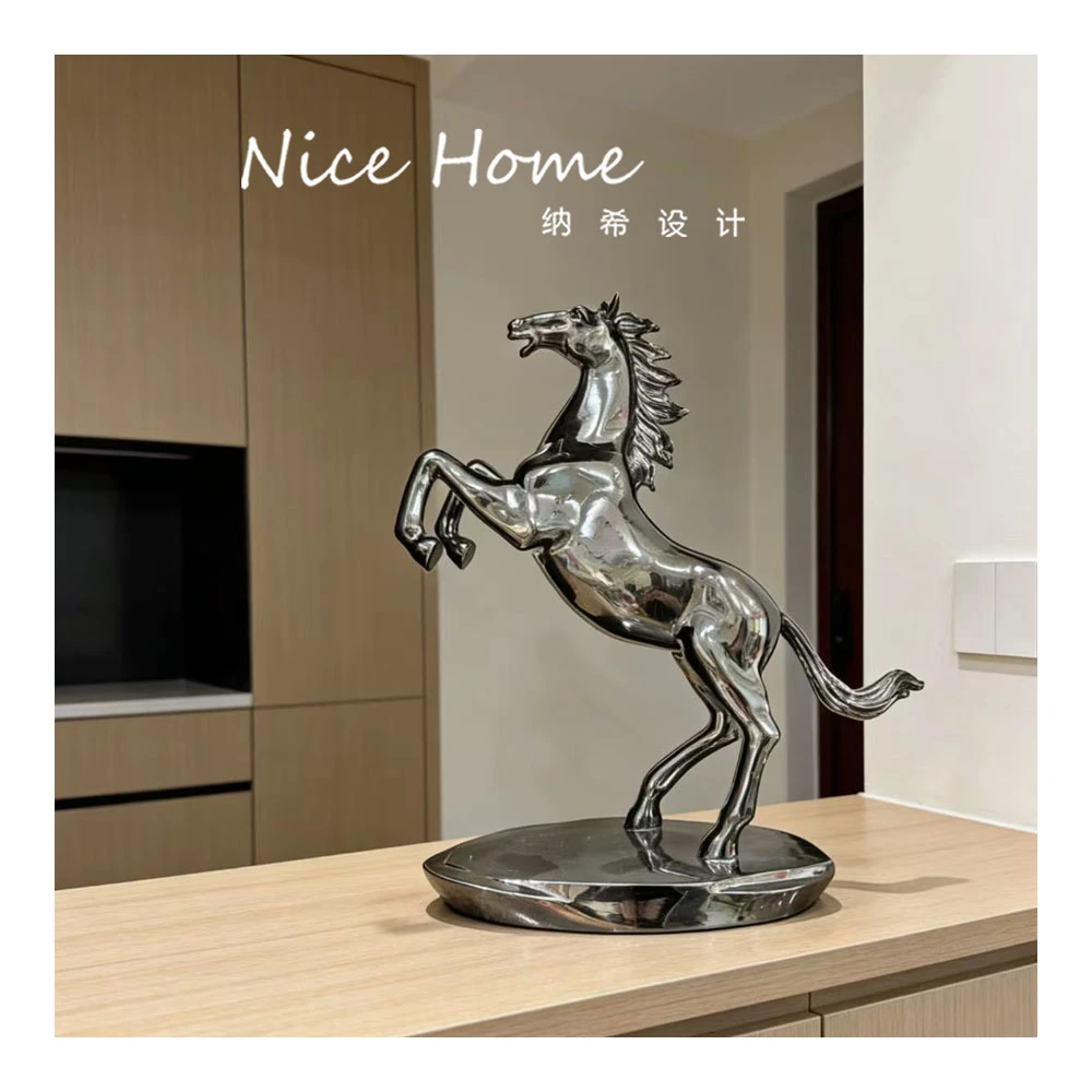 【纳希设计】马到成功创意马摆件高档轻奢办公室书房桌面装饰礼品