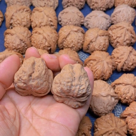 【闪购商品】吊坠文玩核桃嗯*~蛙蛙35