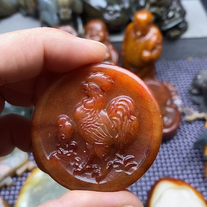 未镶嵌蛇纹石玉颈饰