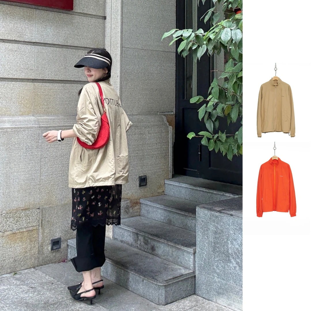 项小七PUSH BUTTON  25早秋新品户外超轻防晒立领外套休闲