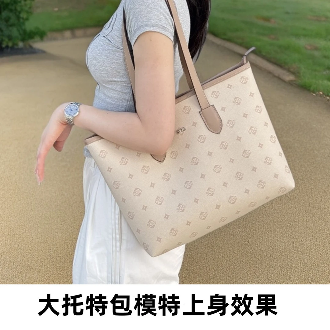 【唐艺专属】SGG单肩斜挎包印花托特包百搭耐磨印花时尚方便大容量