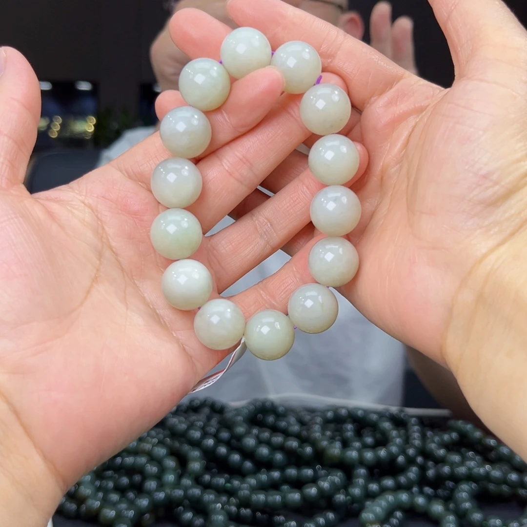 手串未镶嵌和田玉纯天然和田玉新疆且末高青白料16