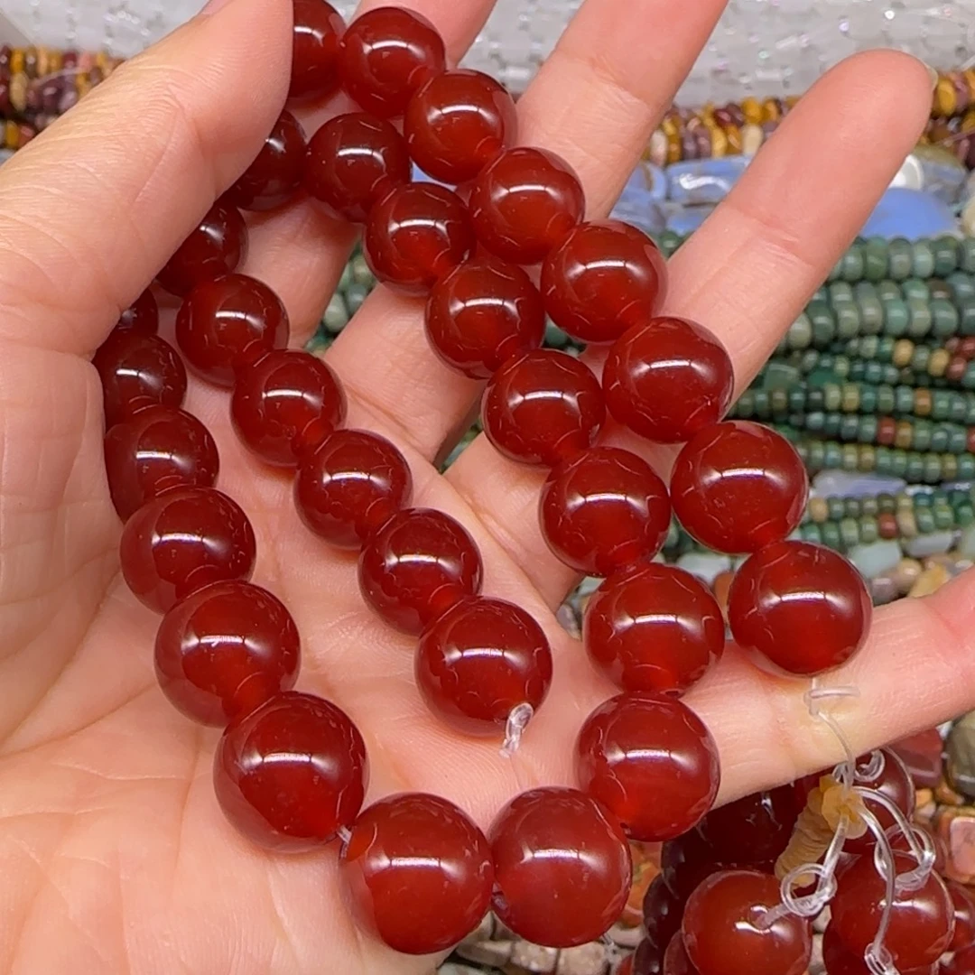 玛瑙/玉髓合金珠宝半成品红玛瑙