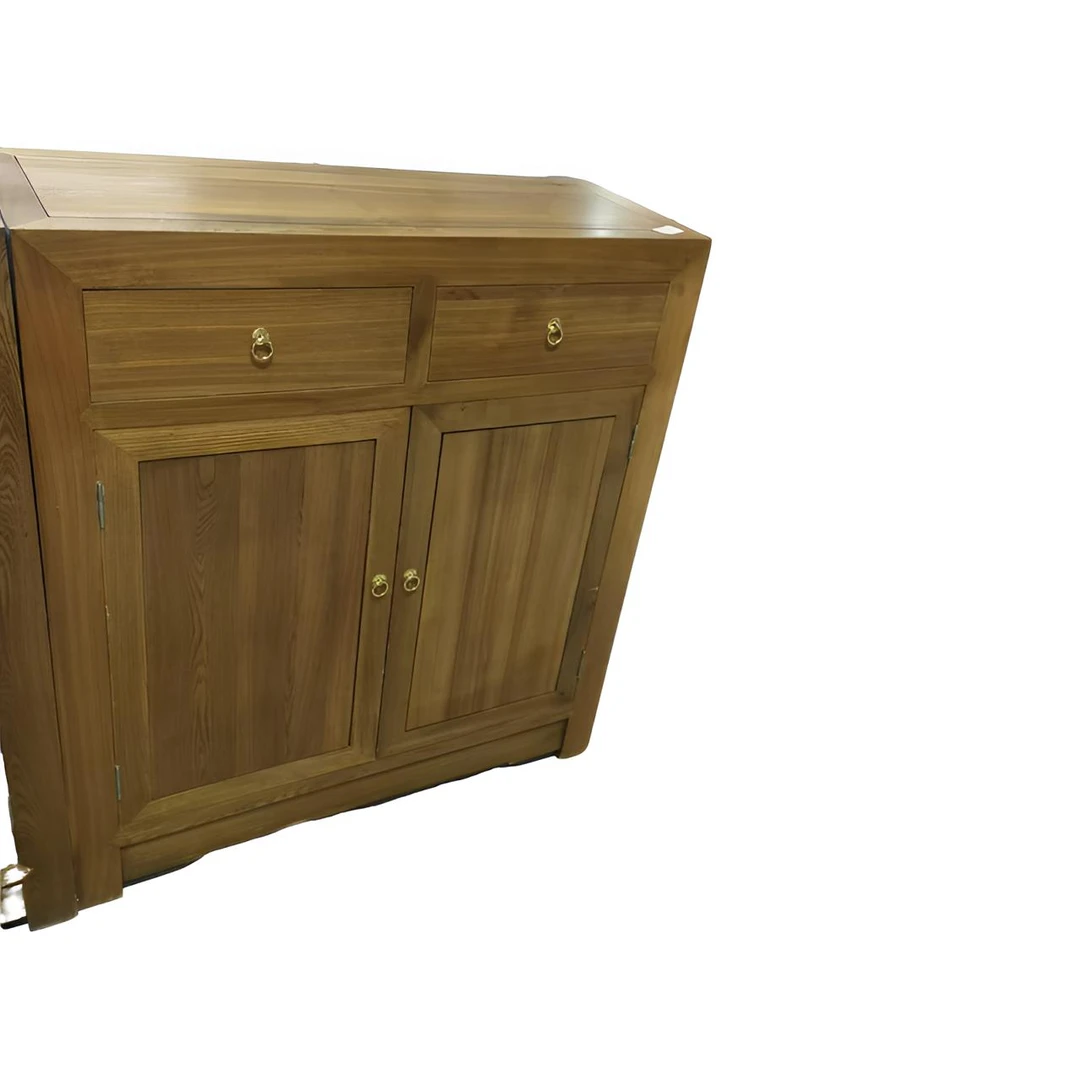 老榆木老拆房梁木无辅料柜子一物一拍家用大容量简约新中式阳台