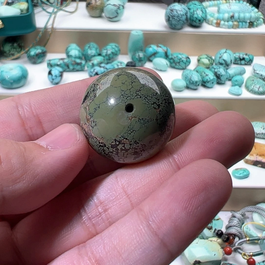 绿松石26.4圆珠未镶嵌