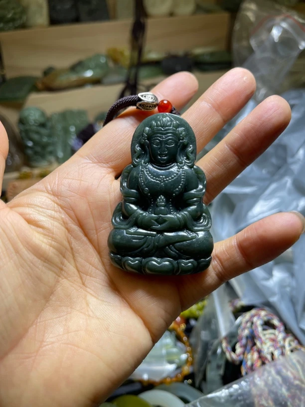 天然和田玉观音5年没做了就是现在福利