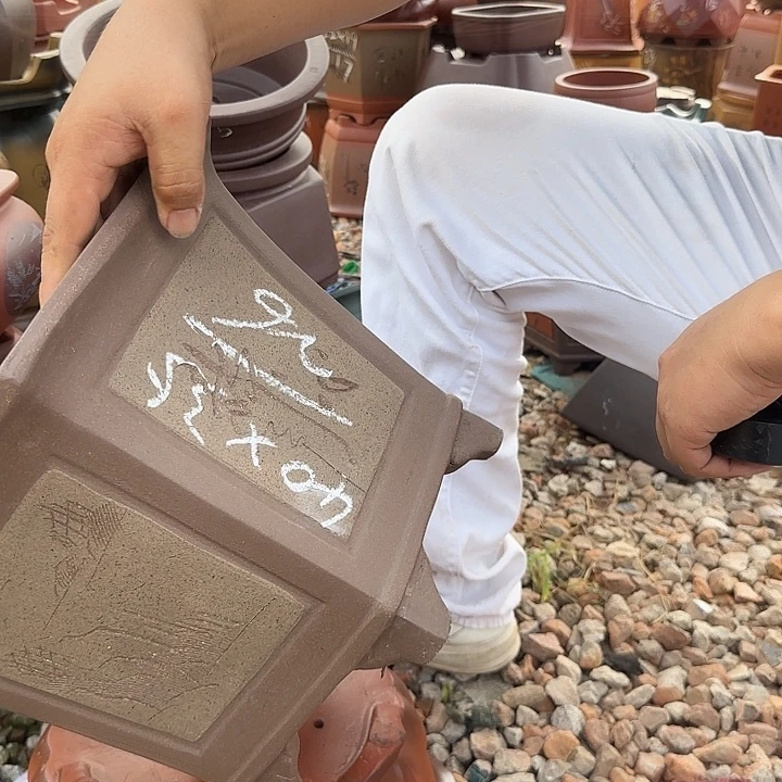 紫砂花盆紫砂花盆盆景盆