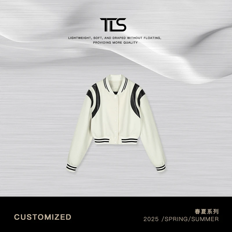 TT【杨树林 】秋季撞色潮流短款休闲外套TTW23-207