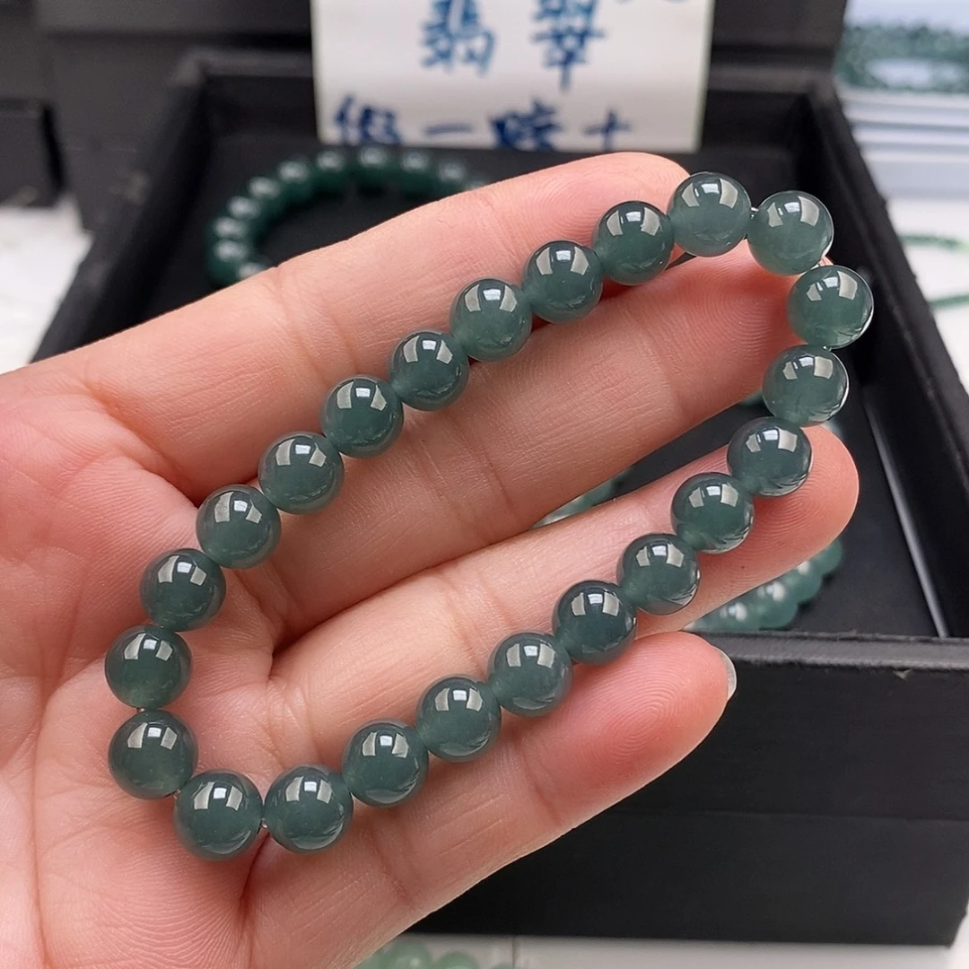 阿***苑翡翠未镶嵌手链翡翠手串