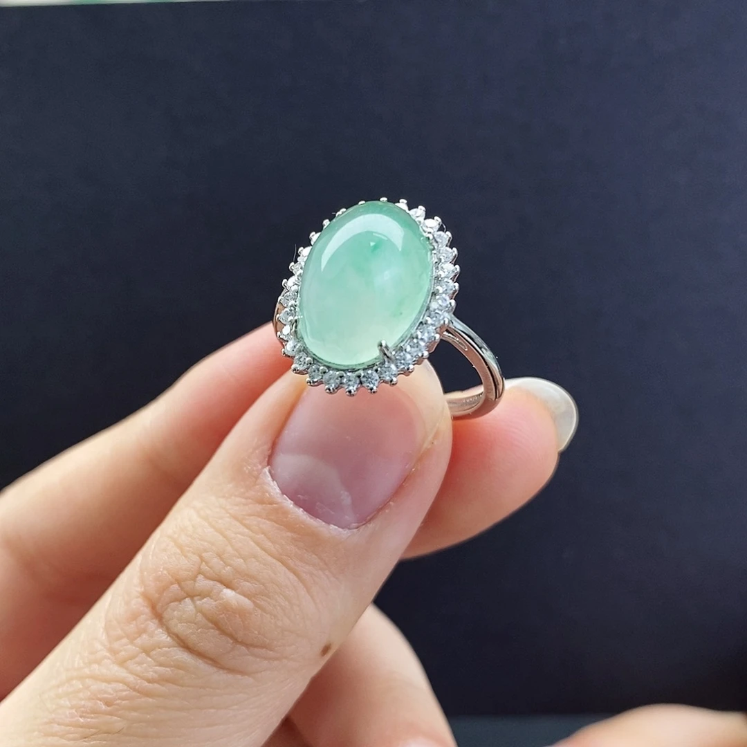 石英质玉未镶嵌戒指