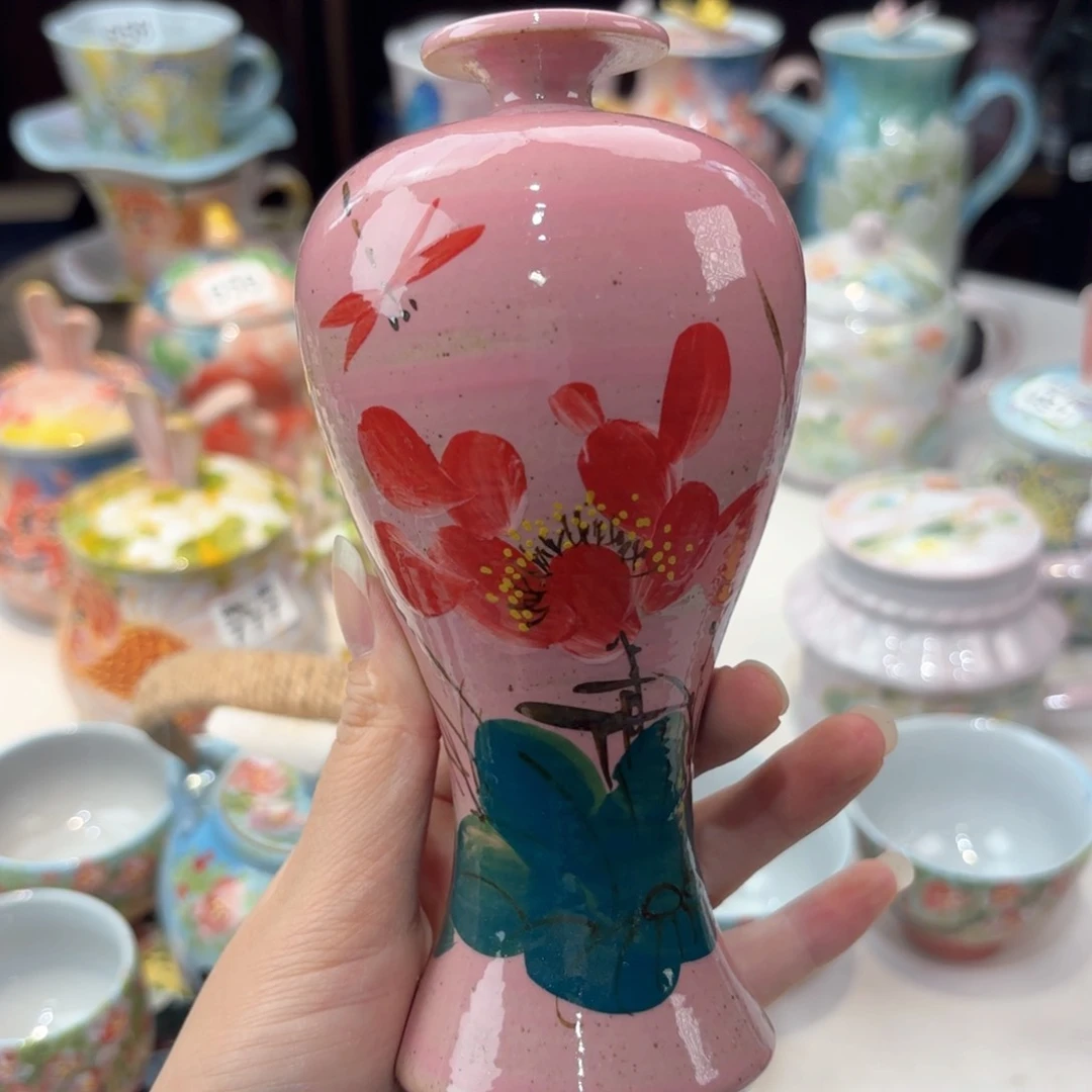景德镇手绘高温釉下彩陶瓷茶具