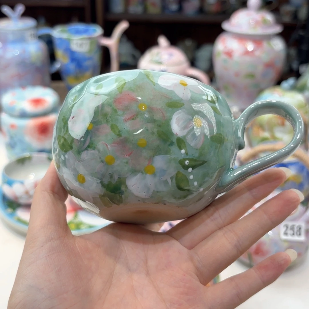 景德镇手绘高温釉下彩陶瓷茶具