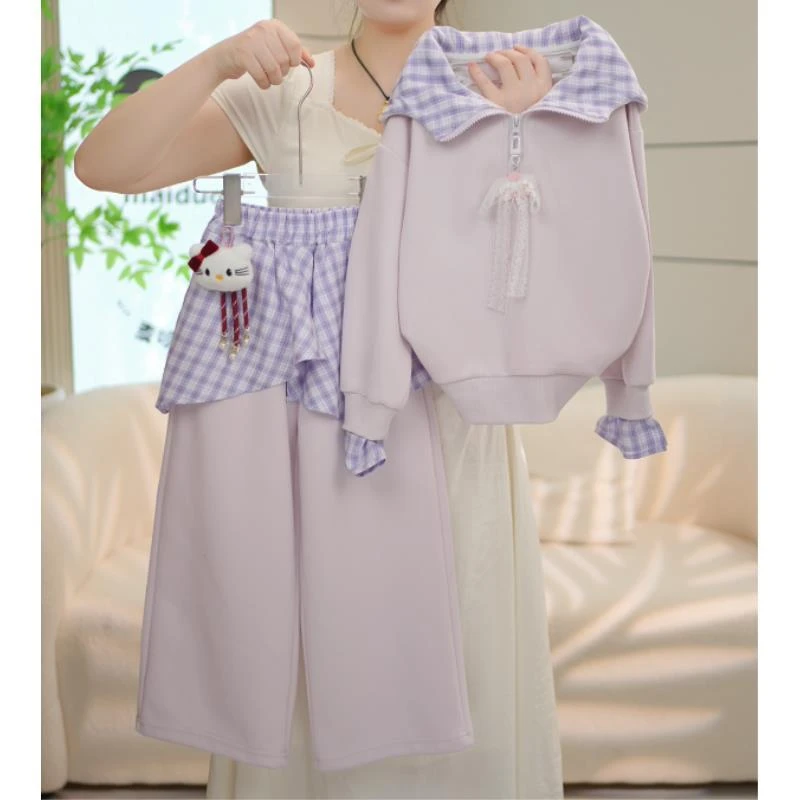 女童秋装休闲外套衣服春秋季时髦女2025新款洋气儿童大童装