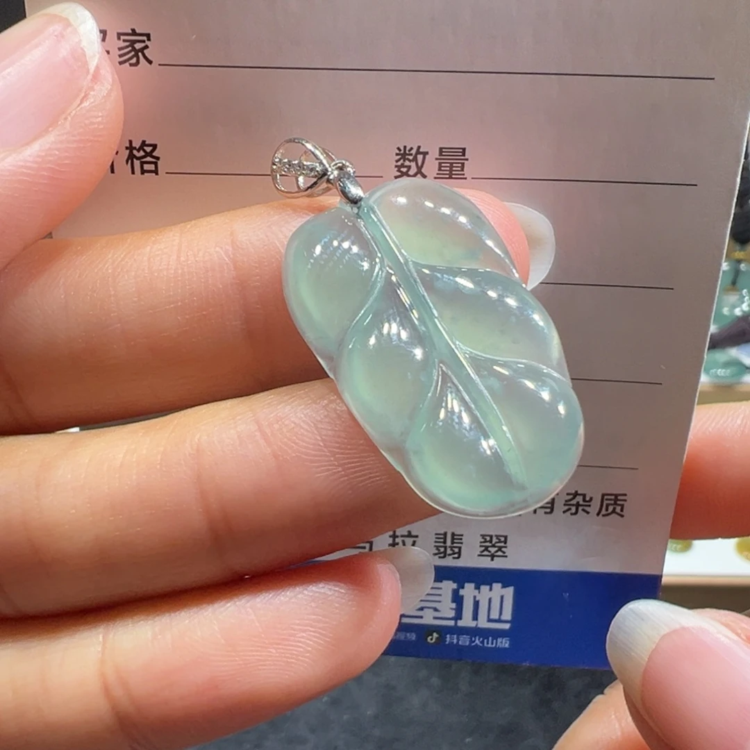 翡翠未镶嵌颈饰0168