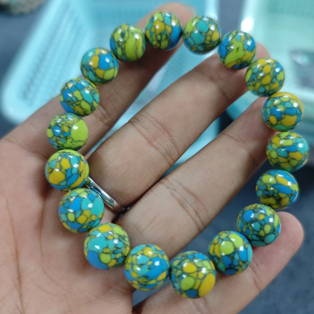 Q56精品唐三彩12mm手串