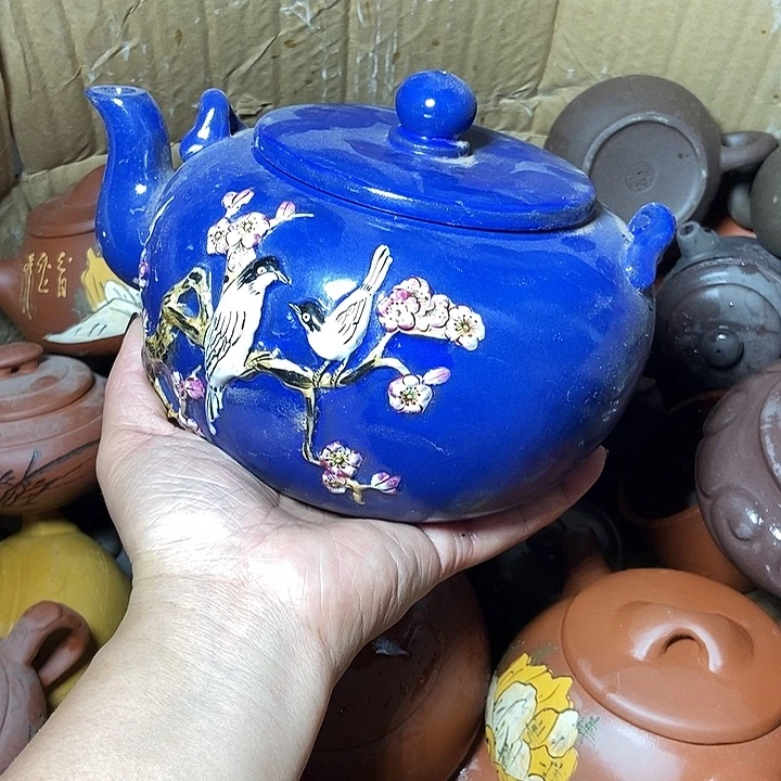 手工制作宜兴紫砂茶壶