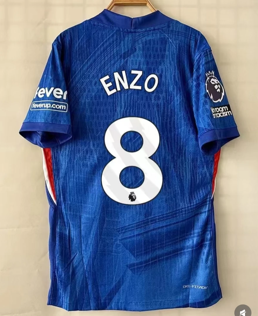 2526切尔西新款主场球衣20号帕尔默球员版可印号短袖运动服足球服
