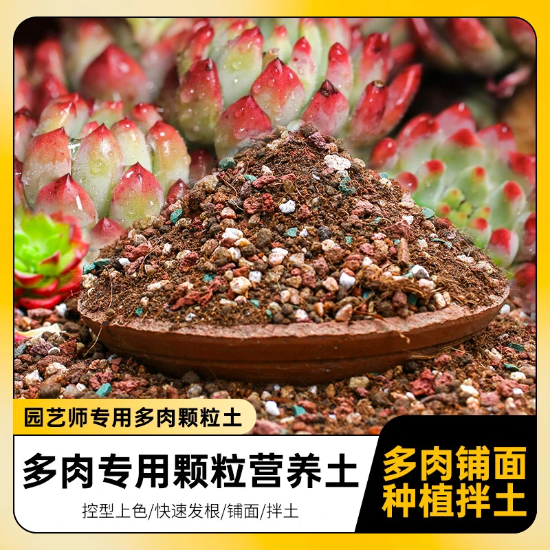 多肉专用多肉土颗粒营养土种植土疏松透气有机发根土控型上色铺面