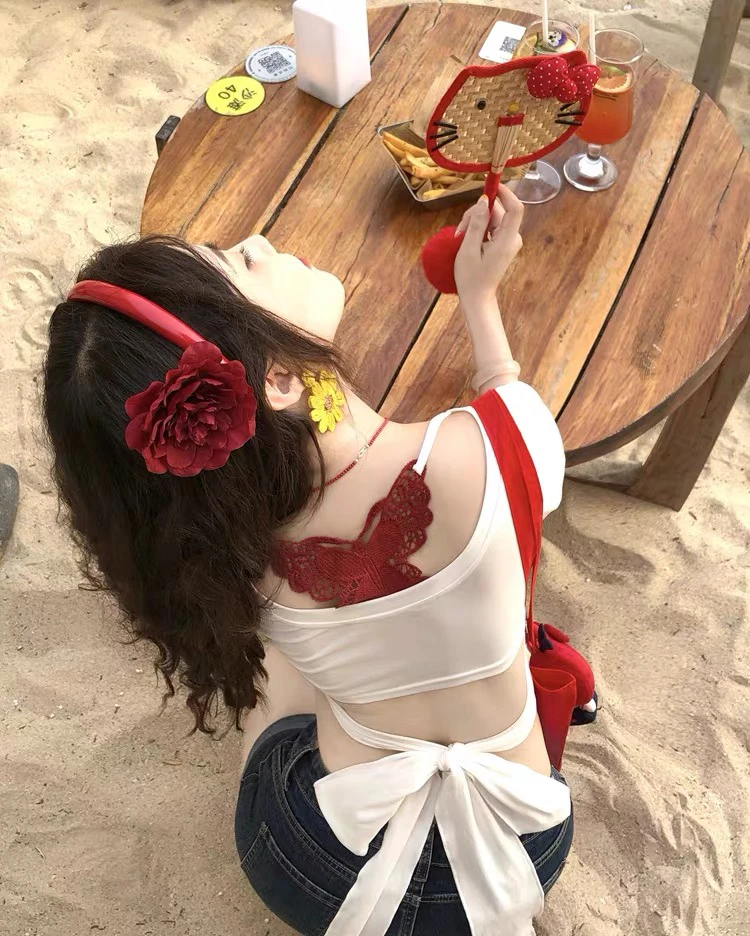 xY定制。蝴蝶结显瘦百搭T