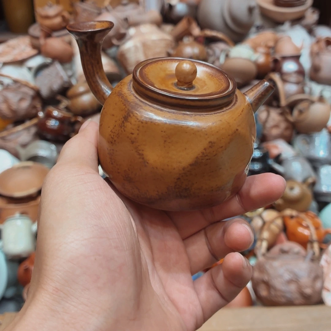 柴烧原矿高岭土高温茶器皿