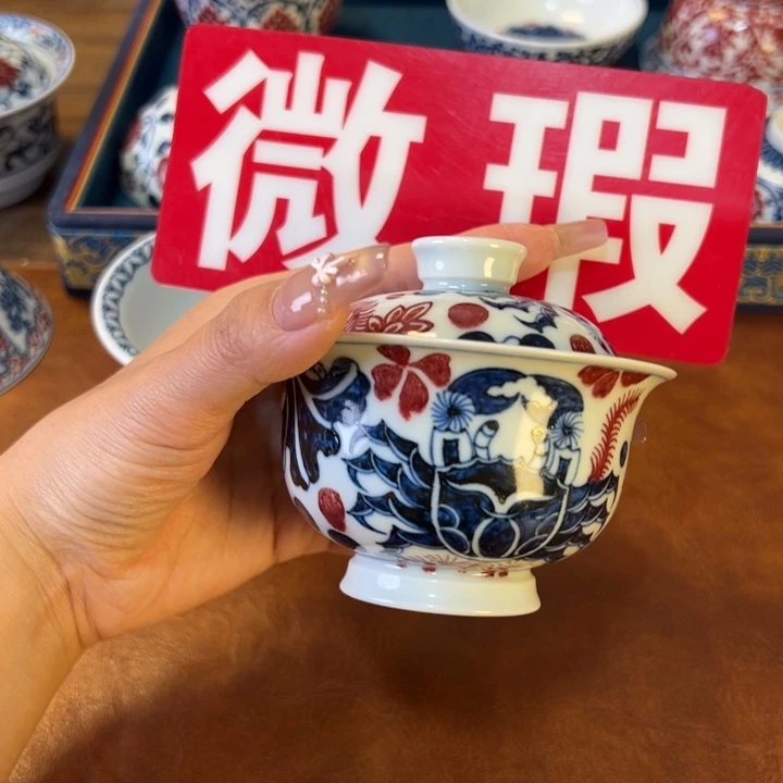 瓷片景德镇陶瓷手工手绘