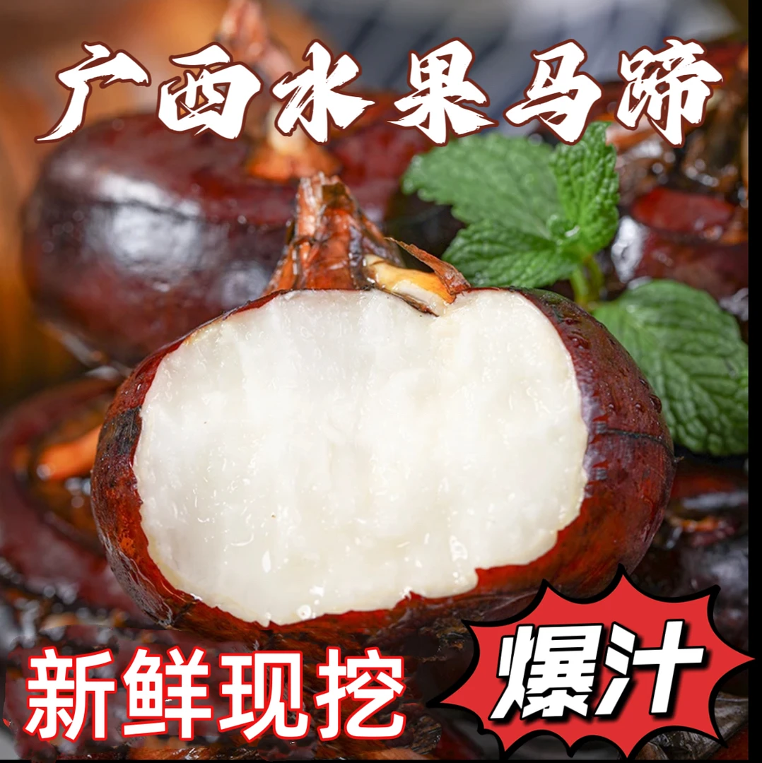 广西桂林红皮马蹄荸荠新鲜水果现挖地梨地栗农家自种特产整箱包邮