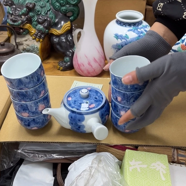 瓷片摆件工艺品瓷器摆件777