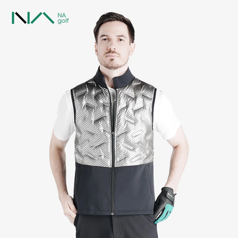 NAgolf高尔夫服装舒适户外男士外套休闲马甲