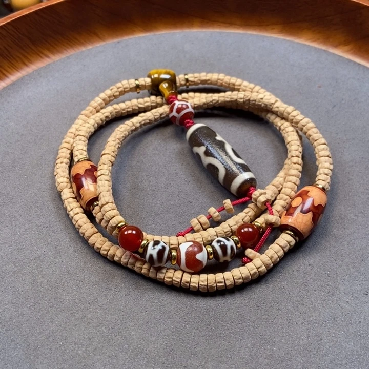 菩提把件未镶嵌百香籽