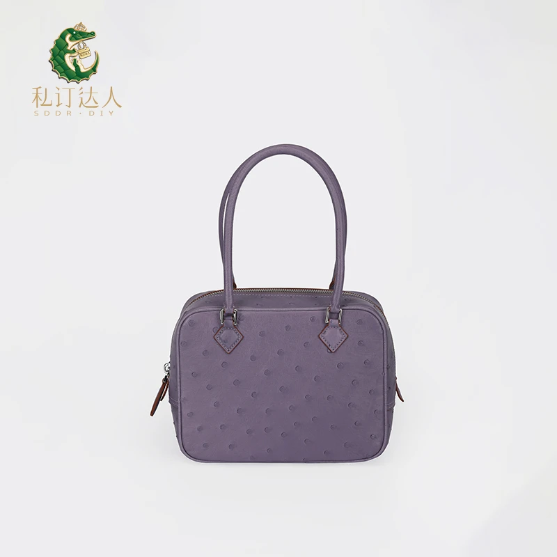 AI.BAGBURRY2025新上平替女士轻奢鸵鸟皮斜跨包小众