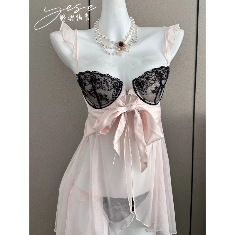 【海边出片款】香氛裙 奶系妲己高级感刺绣性感吊带前扣纯欲吊带裙