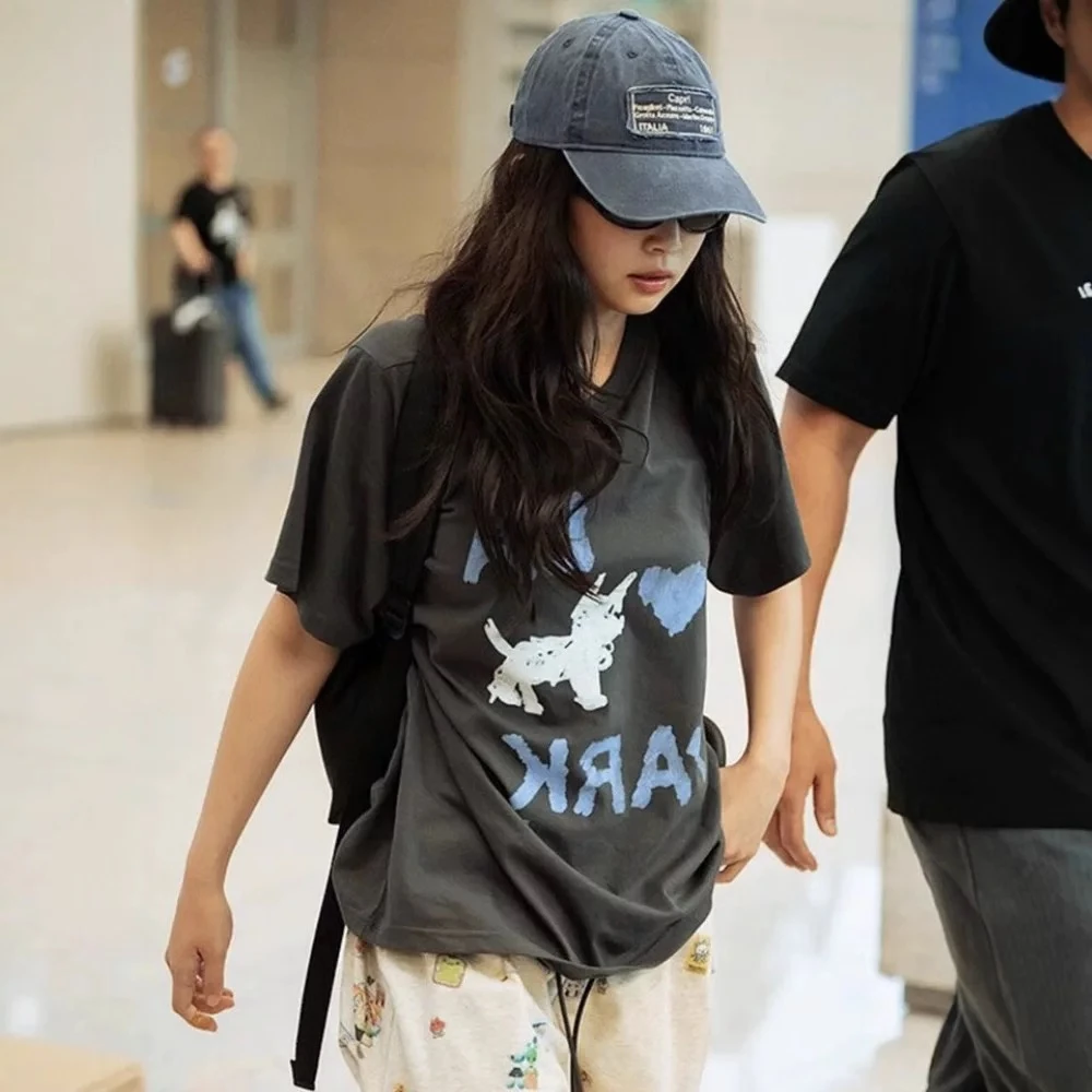 【201-300】25夏季新款韩系时尚慵懒博主风百搭宽松女休闲