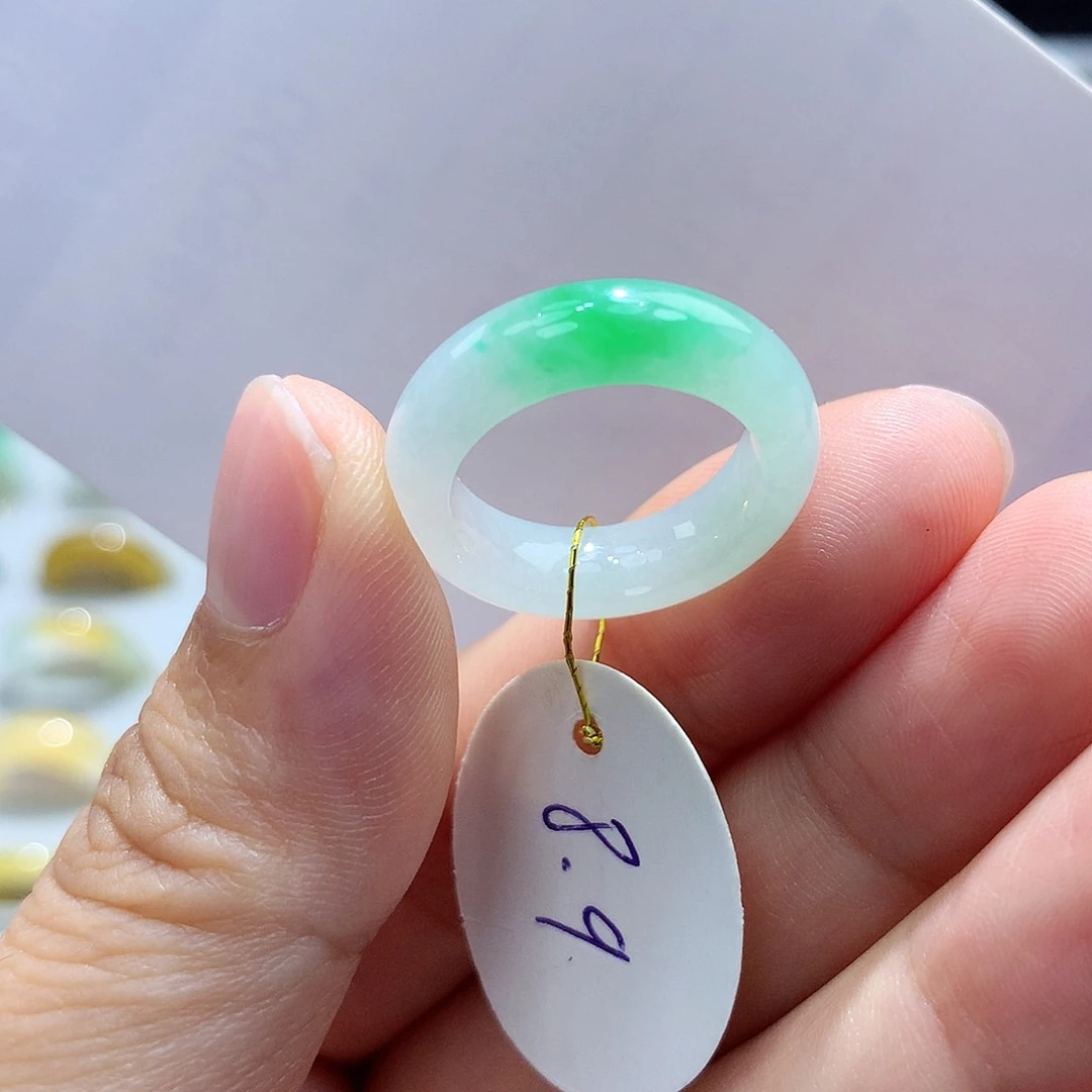 翡翠戒指未镶嵌89圈