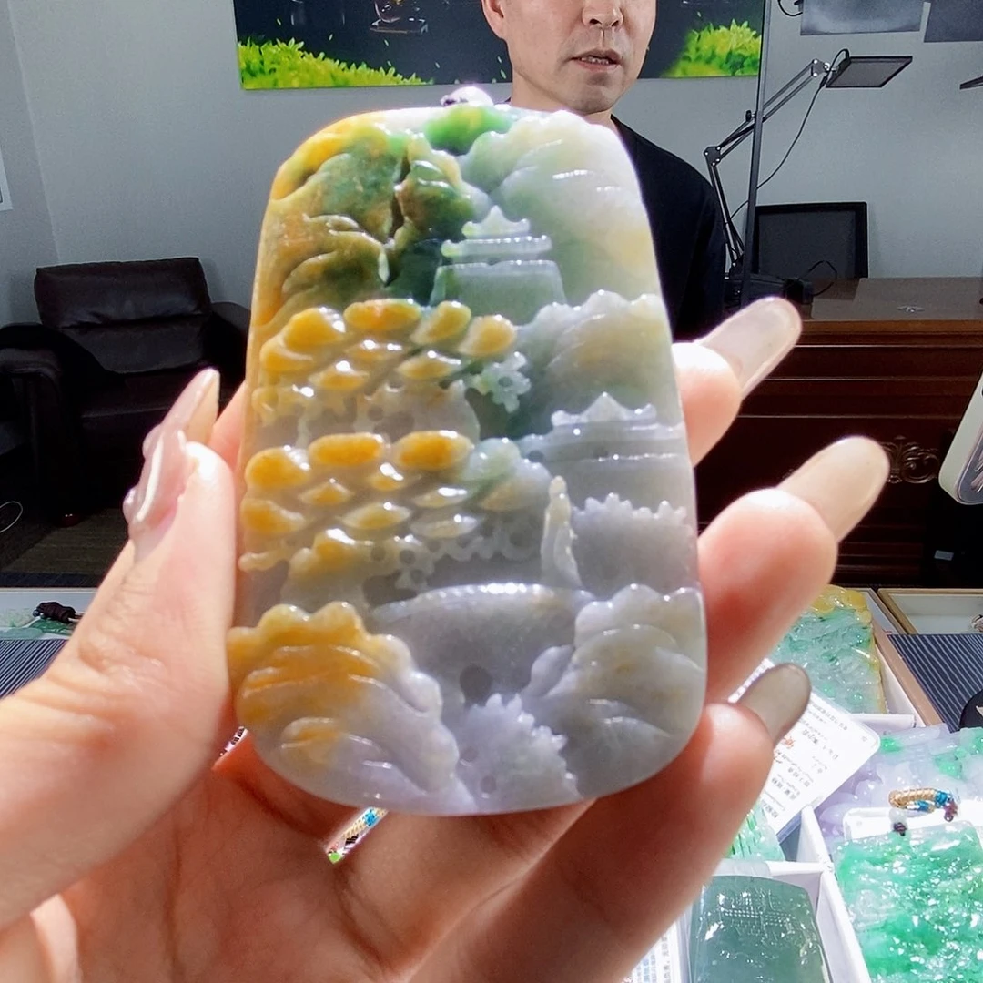 颈饰未镶嵌翡翠翡翠