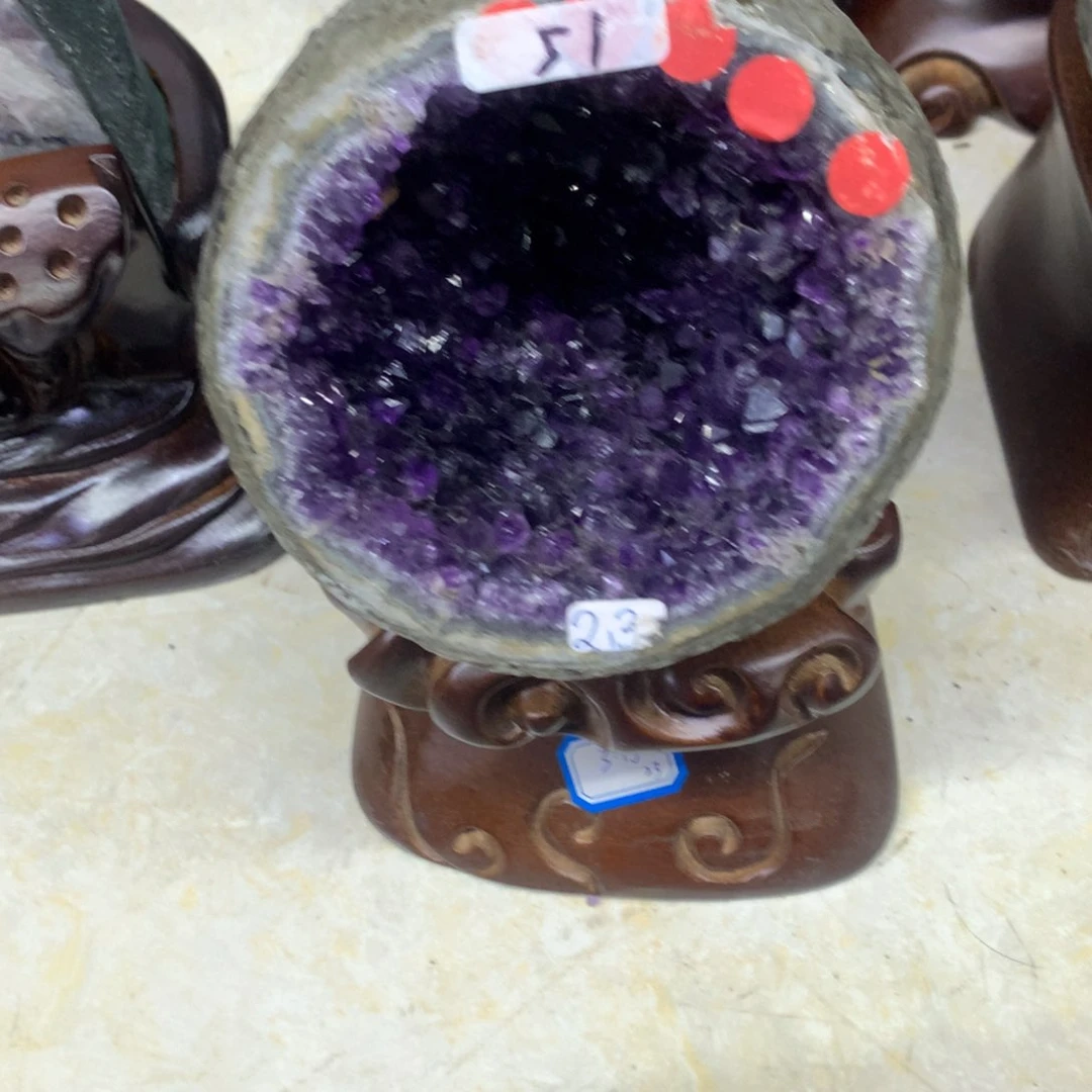 未镶嵌大型摆件（非配饰）紫晶小葛