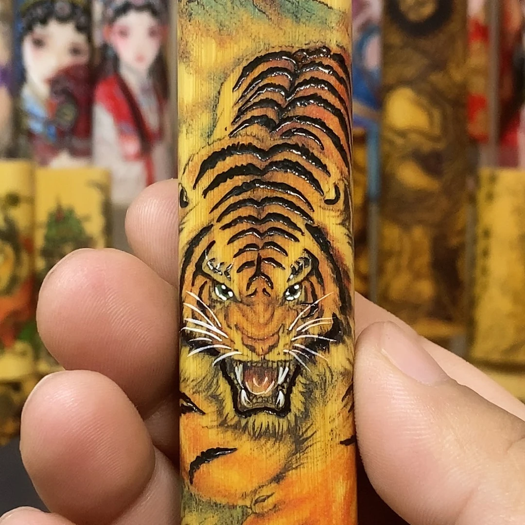 竹云海老师作品下山虎