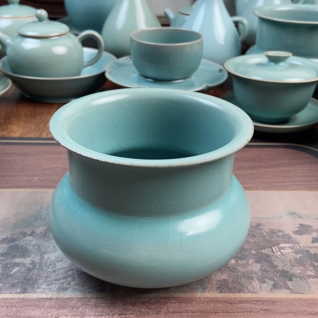 摆件原产地原矿汝瓷～茶器