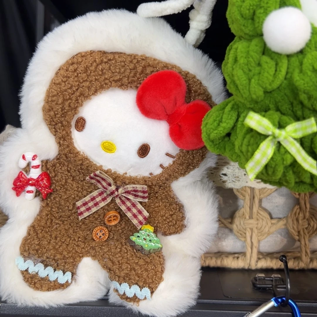 毛绒姜饼人正版kt可以背