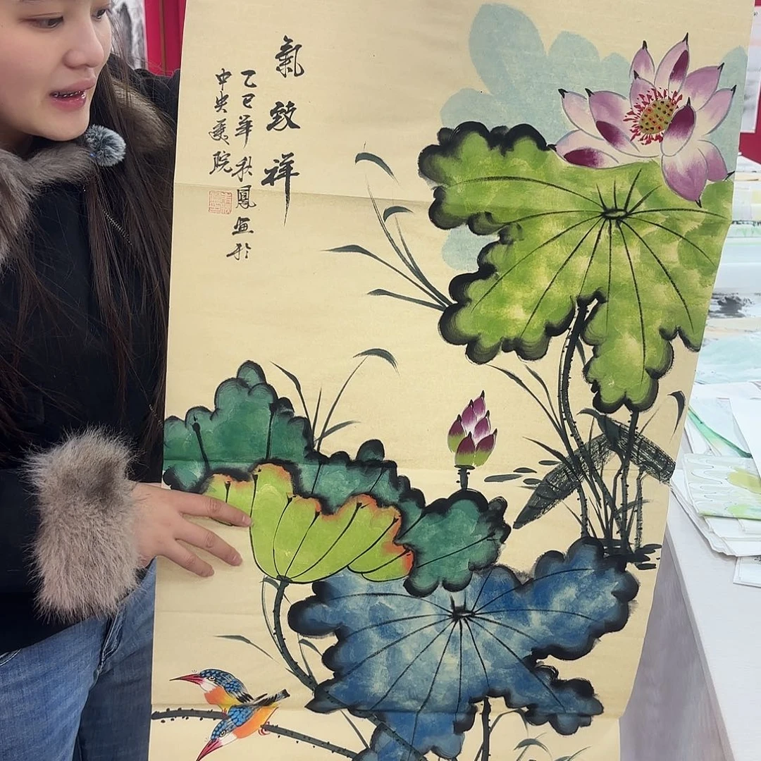 国画国画作品纯手绘