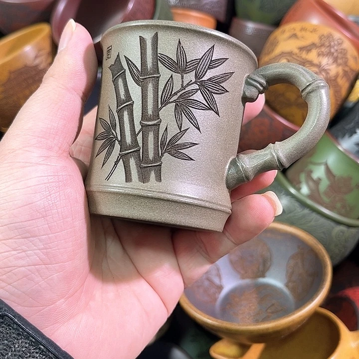 茶杯紫砂全手工紫砂主人杯