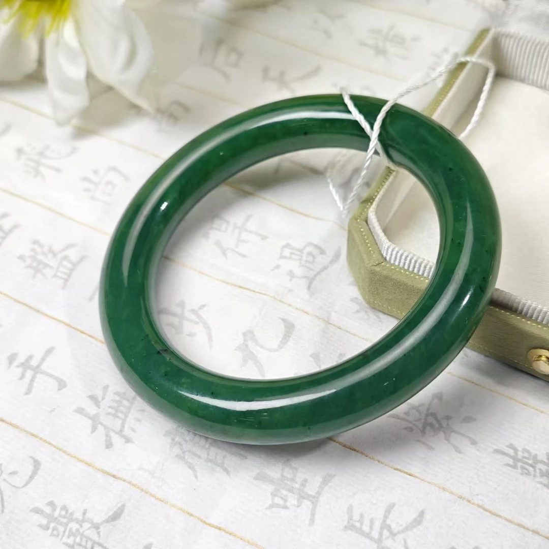 【小池专属】和田玉圆条手镯59-62#  SRZC022