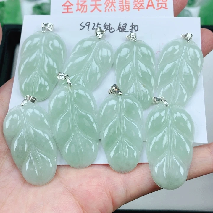 翡翠挂件银S925镶嵌多样性发其1