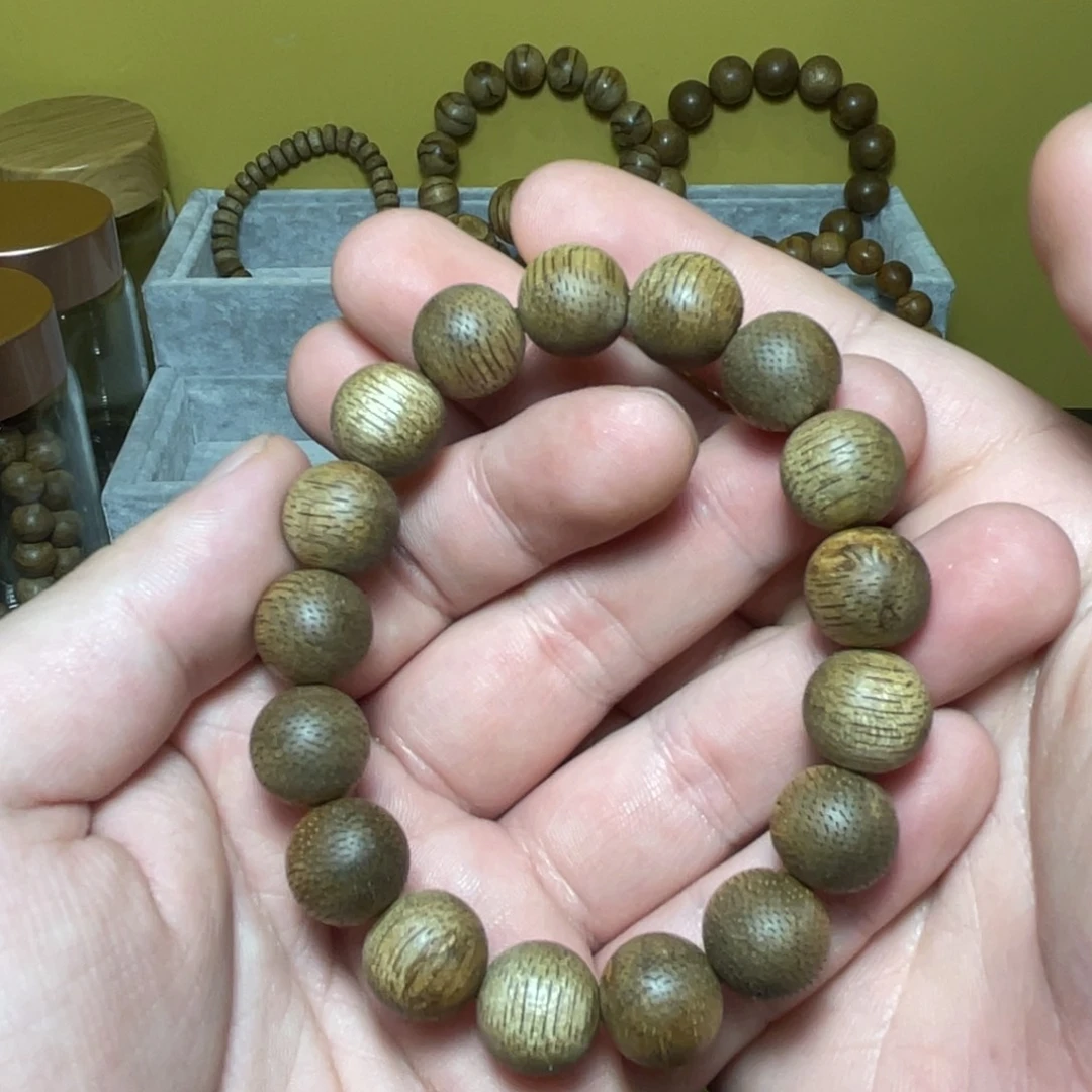 沉香手串《壹世香傳》泰国1.3单圈手串