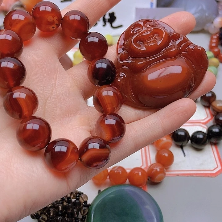 【闪购商品】玛瑙/玉髓珠宝半成品未镶嵌炎*