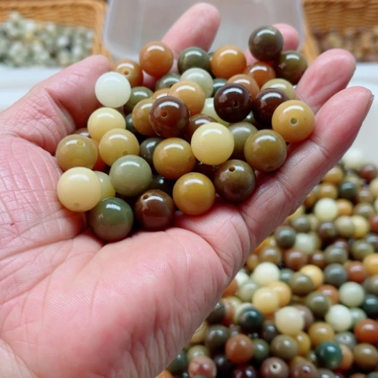 吊坠白玉菩提12多宝圆珠100颗卡灯牌宠100颗
