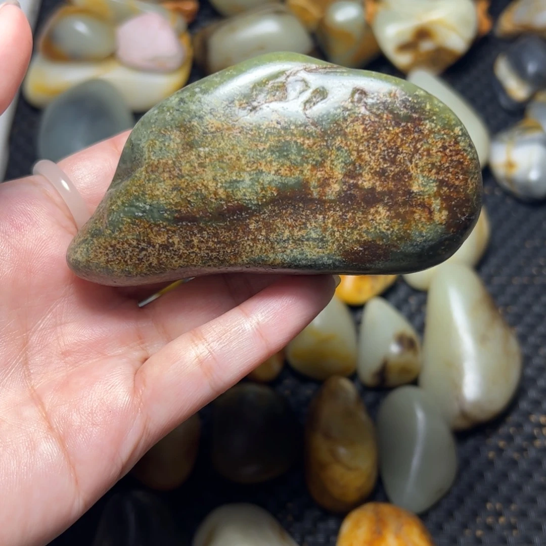 和田玉未镶嵌挂件22