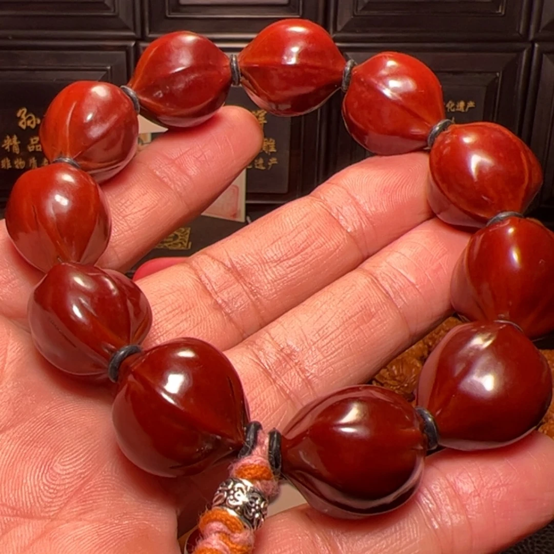 艾***雨橄榄核手串素核手串