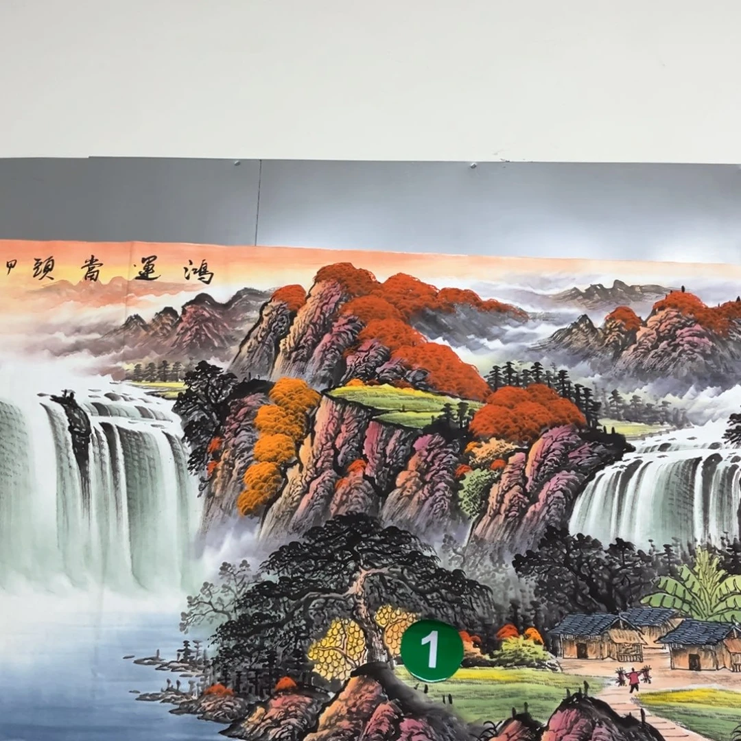 国画国画作品老师手绘