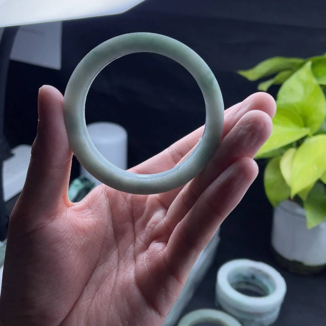 【闪购商品】定制翡翠57正圈纹裂推荐未镶嵌