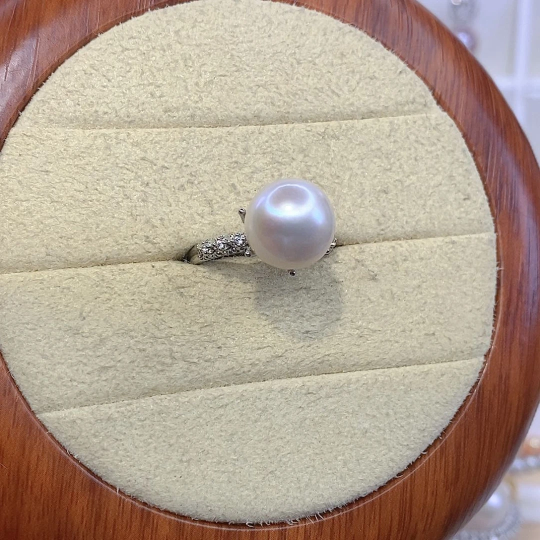 淡水珍珠合金戒指F